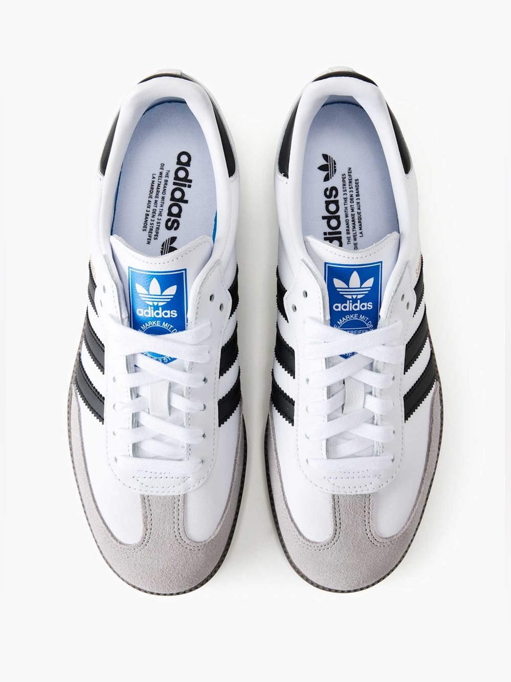 Adidas Samba OG Shoes in White/Core Black/Gum Women’s 11